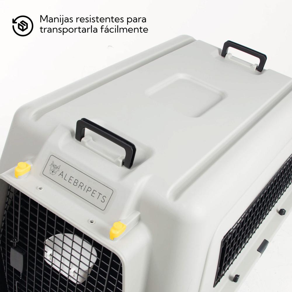 Foto 5 pulgar | Jaula Transportadora de Mascota Alebripets Iata 81x59x67 cm