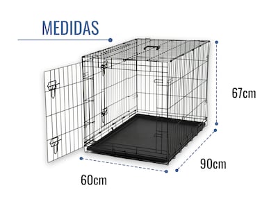 Foto 3 | Jaula Metálica Plegable para Mascota Level Home