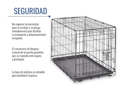 Foto 6 | Jaula Metálica Plegable para Mascota Level Home