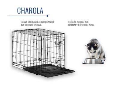 Foto 7 | Jaula Metálica Plegable para Mascota Level Home