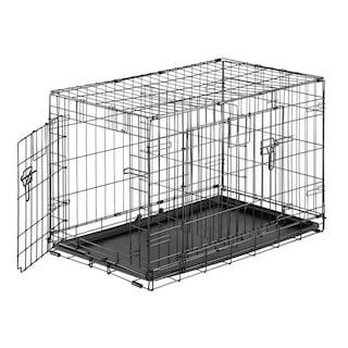 Foto 1 | Jaula Plegable Grande Con Charola 2 Puertas Eo Safe Imports Esi-15060 Negro