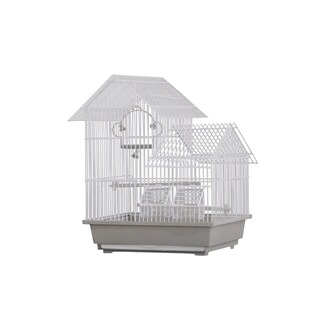 Foto 1 | Jaula con Columpio y Techo Geométrico para Aves Monte Verde