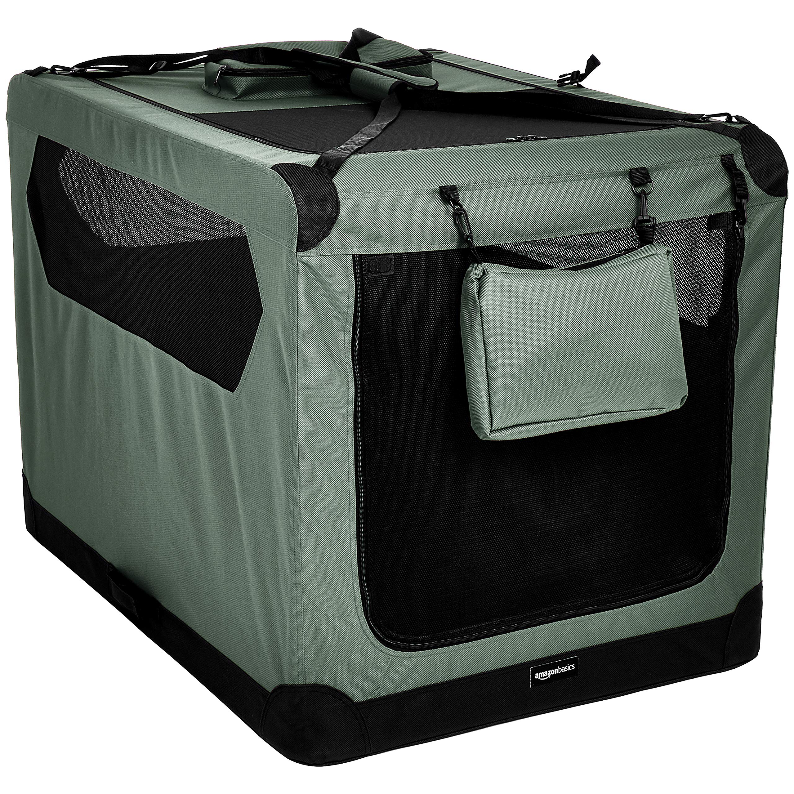 Jaula Para Mascotas Y Perros, Caseta Plegable Amazon Basics, 42 X 31 X 31 Cm - Venta Internacional.