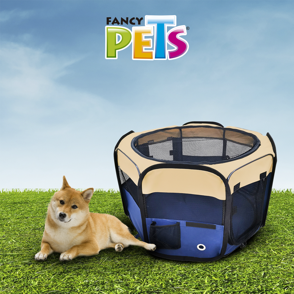 Foto 7 | Corral Portátil de Tela para Perro Fancy Pets Azul