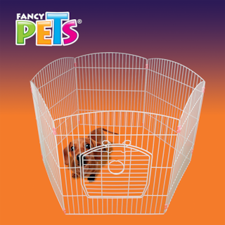 Foto 2 | Corral Hexagonal para Perro Fancy Pets DY065 Blanco con Puerta de Acceso
