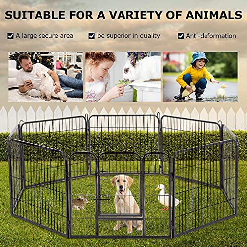 Foto 7 | Parque Infantil Para Perros Bestpet, 24/32/40 Cm De Altura, 8/16/24/32 Paneles Metálicos - Venta Internacional.