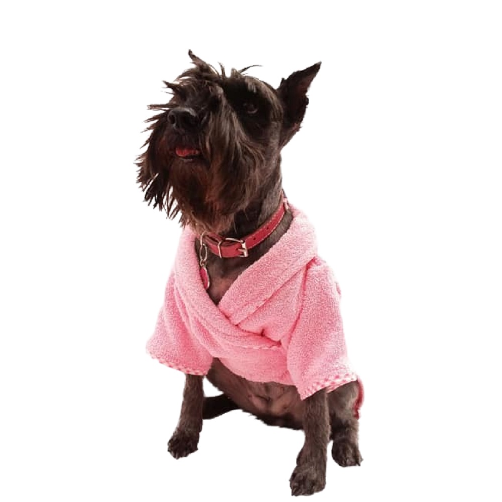 Bata de Baño Pet Pals color Rosa para Mascota