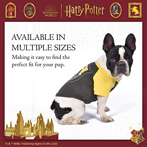 Foto 5 pulgar | Camiseta Para Mascotas Harry Potter Hufflepuff, Talla Mediana, Para Perro - Venta Internacional.