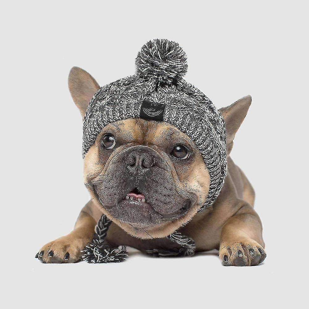 Foto 4 pulgar | Gorro Para Perro, Tejido Cálido En Invierno, A Prueba De Viento, Para Bulldog Francés - Venta Internacional.