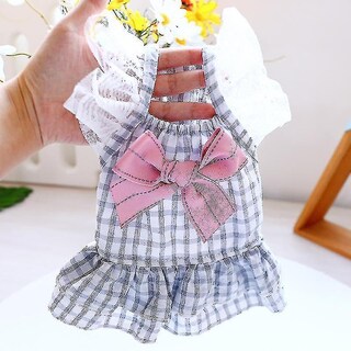 Foto 5 | Dog Apparel Huoguo - Vestido De Primavera Y Verano Para Perros Pequeños, Color Gris - Venta Internacional.