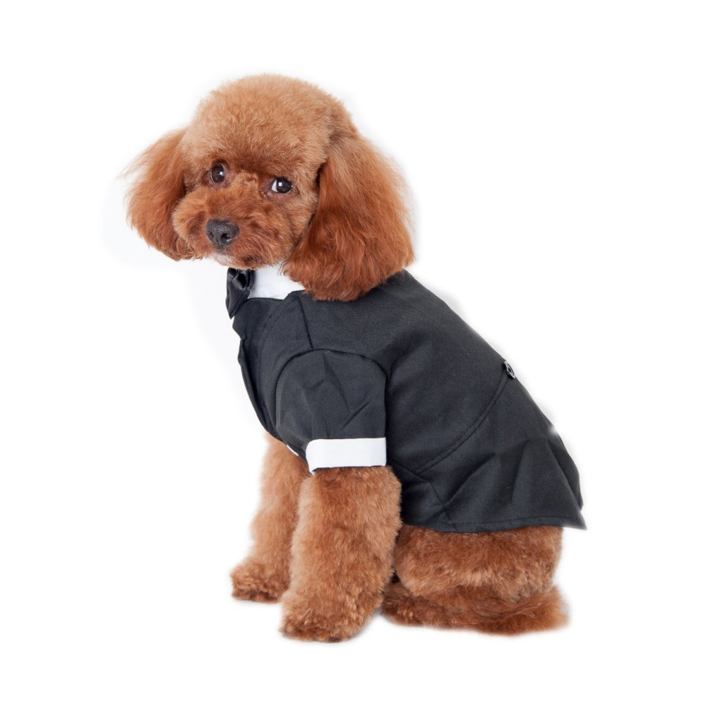 Foto 3 pulgar | Traje De Esmoquin Para Perro, Disfraz De Perrito Negro, Talla L, Boda - Venta Internacional.