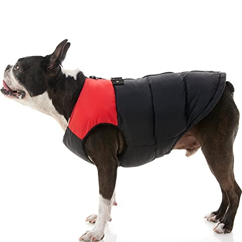 Chaleco Acolchado Gooby Para Perros, Color Rojo, De Invierno, Para Pequeños Y Medianos - Venta Internacional.