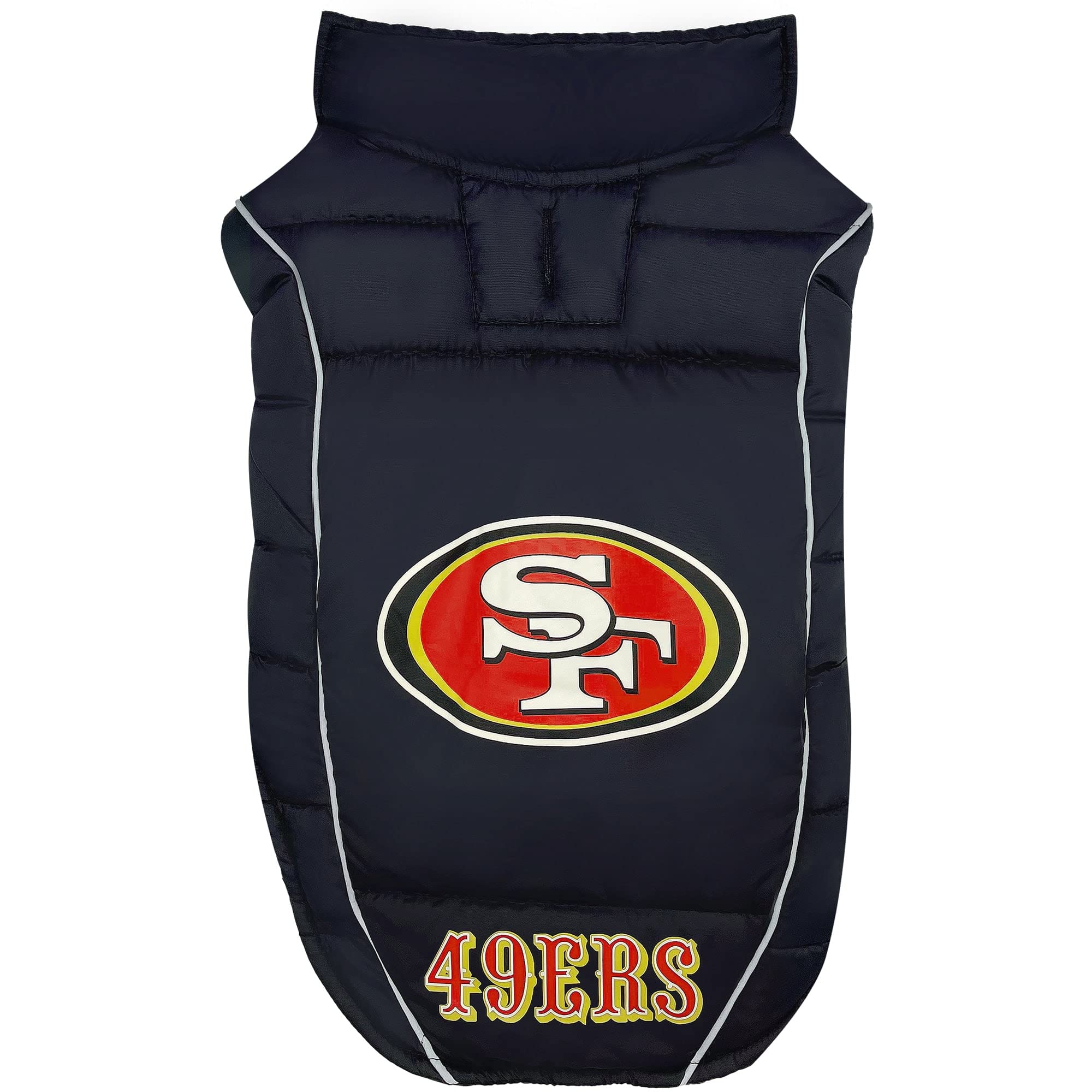 Chaqueta Acolchada Vest Pet Para Perros Y Gatos De La Nfl - Venta Internacional.