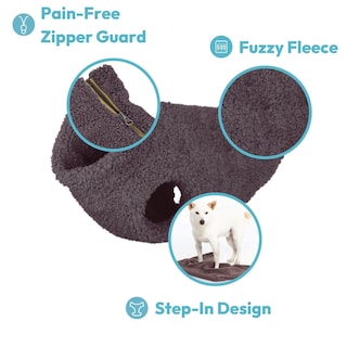 Foto 3 | Jersey Para Perros Gooby Sherpa Vest, Color Malva, Para Perros Pequeños Y Medianos - Venta Internacional.