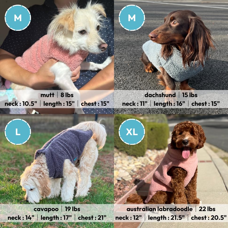 Foto 5 pulgar | Jersey Para Perros Gooby Sherpa Vest, Color Malva, Para Perros Pequeños Y Medianos - Venta Internacional.