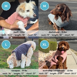 Foto 4 | Jersey Para Perros Gooby Sherpa Vest, Color Malva, Para Perros Pequeños Y Medianos - Venta Internacional.