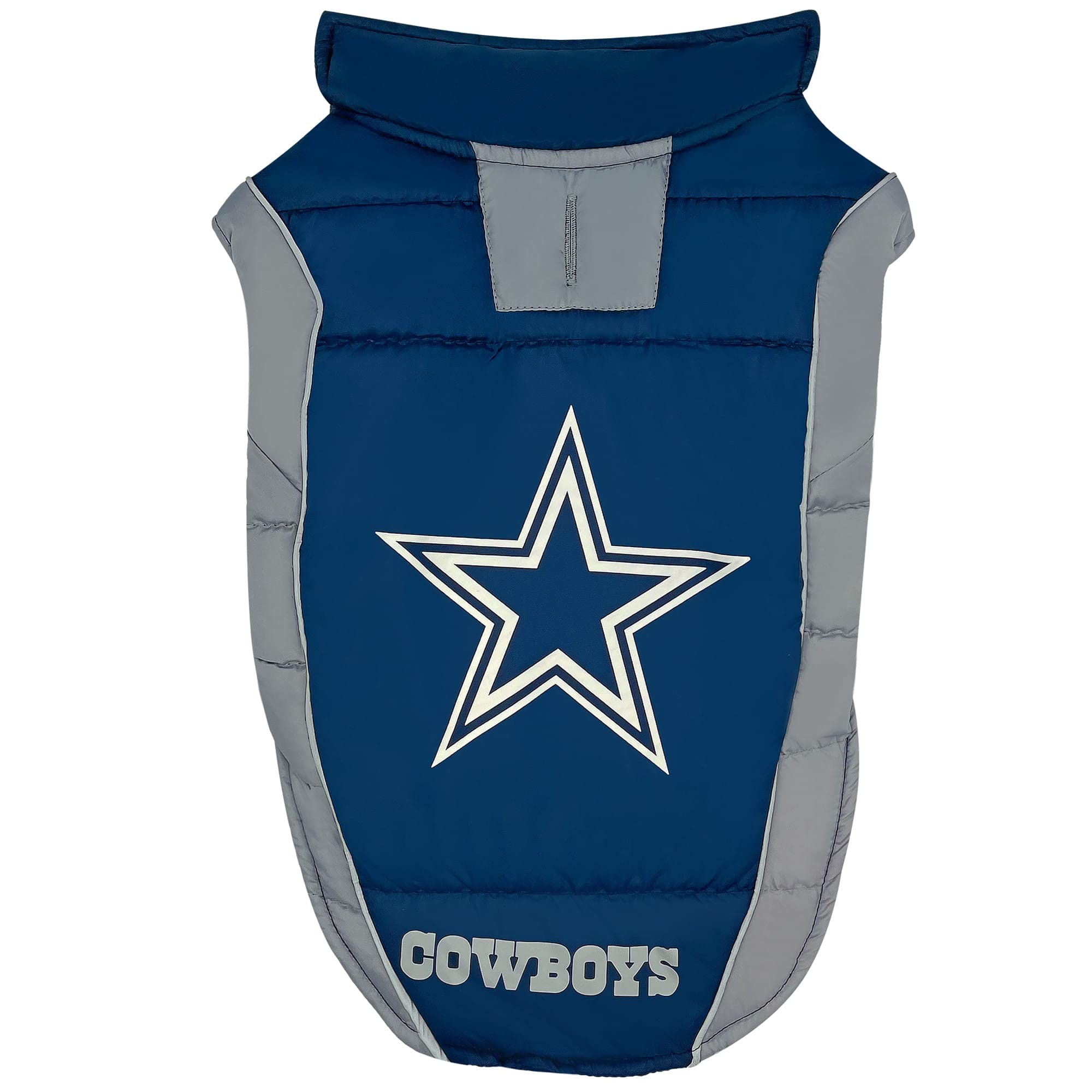Foto 2 pulgar | Chaleco Acolchado Para Perros Y Gatos Nfl Dallas Cowboys Talla L - Venta Internacional.