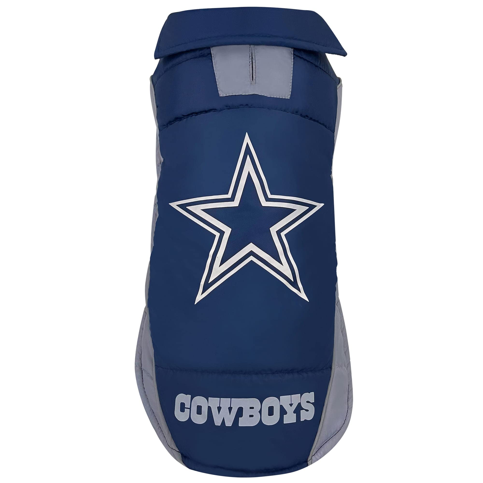 Foto 4 pulgar | Chaleco Acolchado Para Perros Y Gatos Nfl Dallas Cowboys Talla L - Venta Internacional.