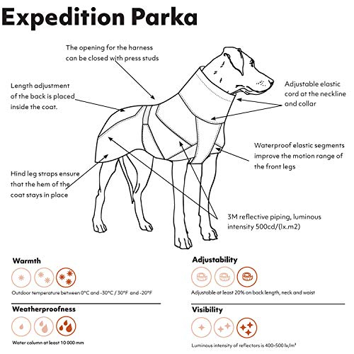 Foto 4 pulgar | Abrigo Para Perros Hurtta Expedition Parka Buckthorn, 35 Cm - Venta Internacional.