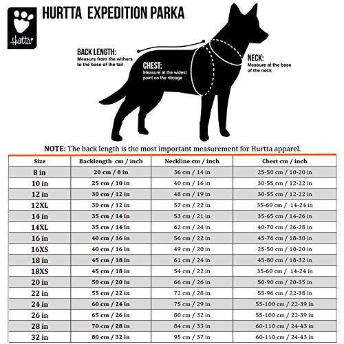 Foto 7 pulgar | Abrigo Para Perros Hurtta Expedition Parka Buckthorn, 35 Cm - Venta Internacional.