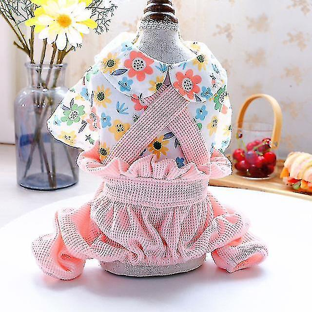 Foto 2 pulgar | Mono Para Perro Huoguo Primavera/verano Para Perro Pequeño Y Gato De Peluche - Venta Internacional.