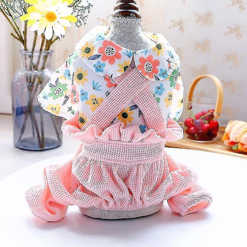 Foto 3 pulgar | Mono Para Perro Huoguo Primavera/verano Para Perro Pequeño Y Gato De Peluche - Venta Internacional.