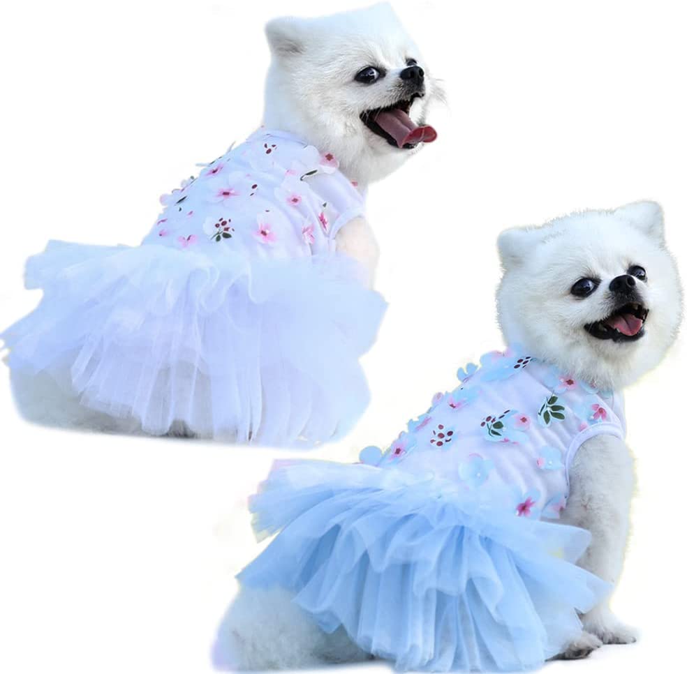 Foto 6 pulgar | Vestido Para Perro Huoguo Summer Tutú Princess Para Perros Pequeños - Venta Internacional.