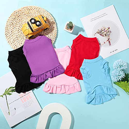 Foto 5 pulgar | Dog Dresses Weewooday, Falda Tipo Camisa Para Perros, 6 Piezas - Venta Internacional.