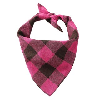 Foto 2 | Bufanda De Algodón Con Estampado A Cuadros Huoguo Para Mascotas - Venta Internacional.