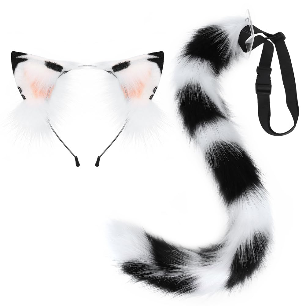 Foto 2 pulgar | Conjunto De Disfraces De Cosplay Junboon, Gato, Lobo, Cola De Zorro, Piel Sintética Para Adultos - Venta Internacional.