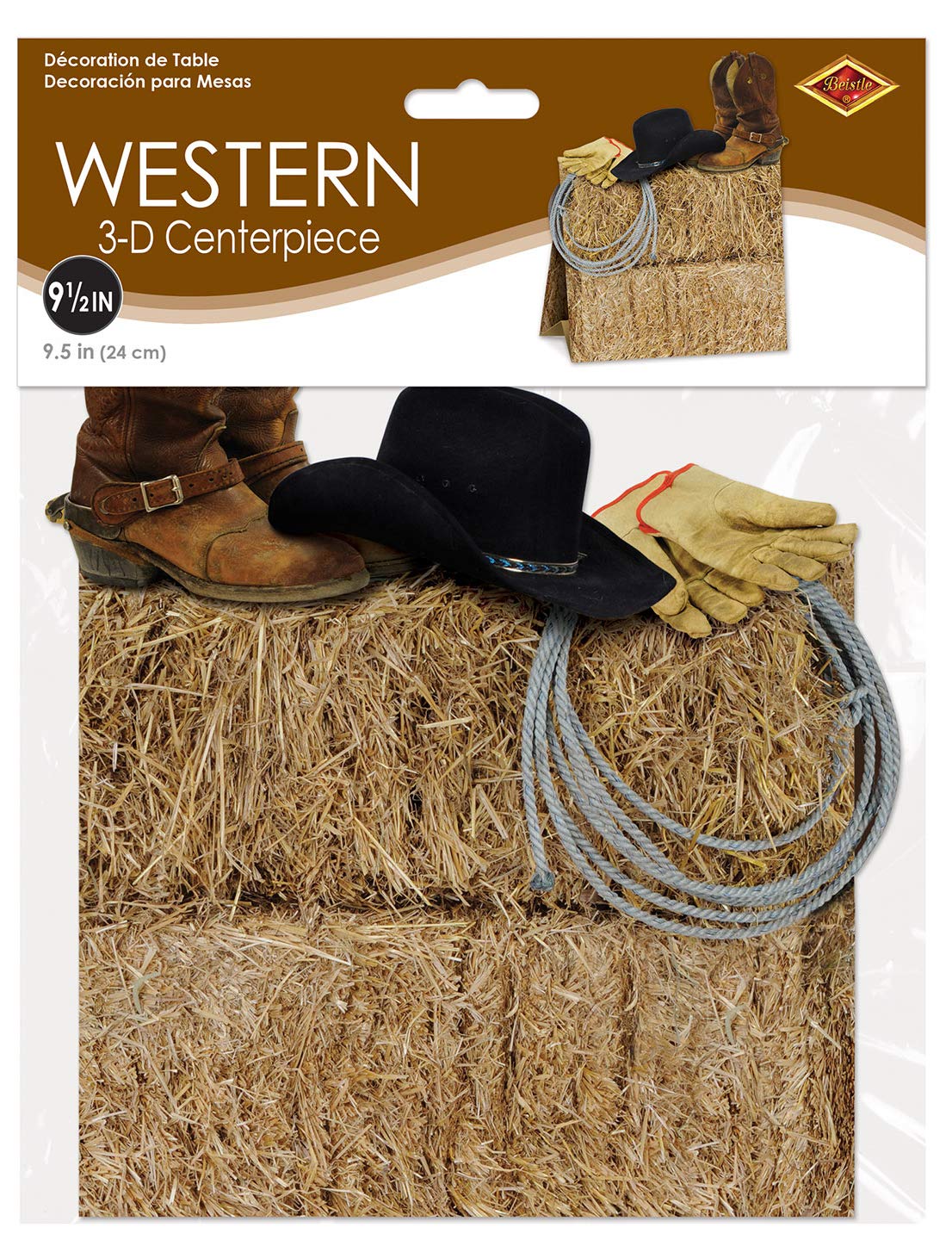 Foto 6 pulgar | Accesorio Para Fiestas Beistle, Centro De Mesa Estilo Western En 3d - Venta Internacional.