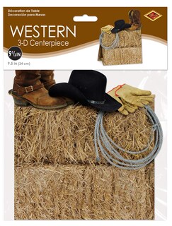 Foto 5 | Accesorio Para Fiestas Beistle, Centro De Mesa Estilo Western En 3d - Venta Internacional.