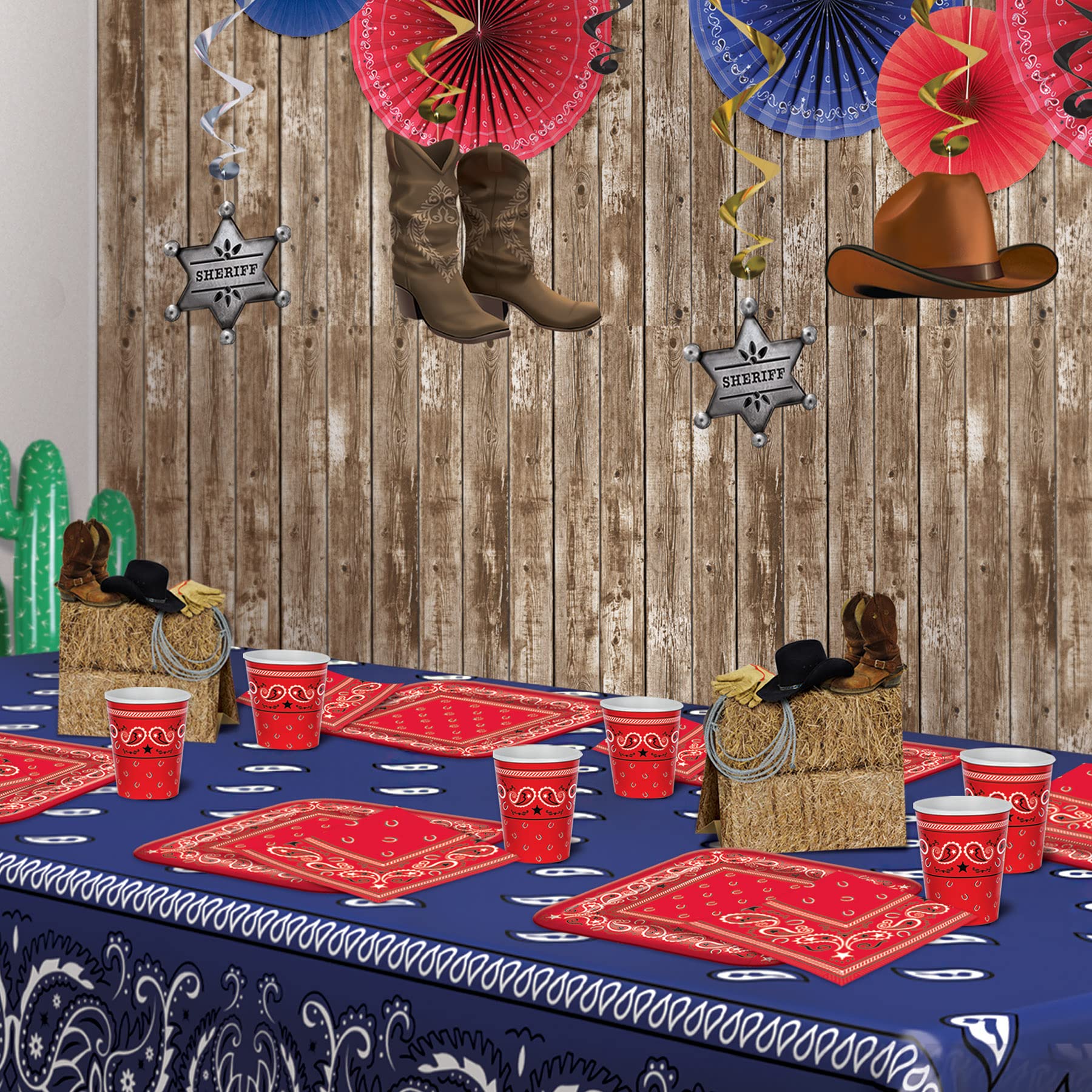 Foto 7 pulgar | Accesorio Para Fiestas Beistle, Centro De Mesa Estilo Western En 3d - Venta Internacional.