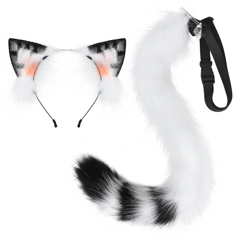 Foto 2 pulgar | Conjunto De Disfraces De Cosplay Junboon, Gato, Lobo, Cola De Zorro, Piel Sintética Para Adultos - Venta Internacional.
