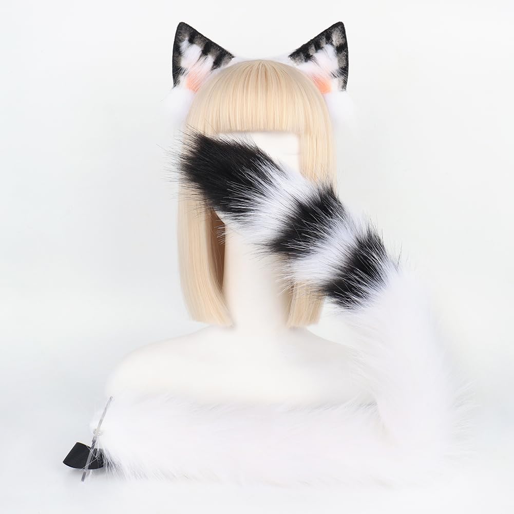 Foto 3 pulgar | Conjunto De Disfraces De Cosplay Junboon, Gato, Lobo, Cola De Zorro, Piel Sintética Para Adultos - Venta Internacional.