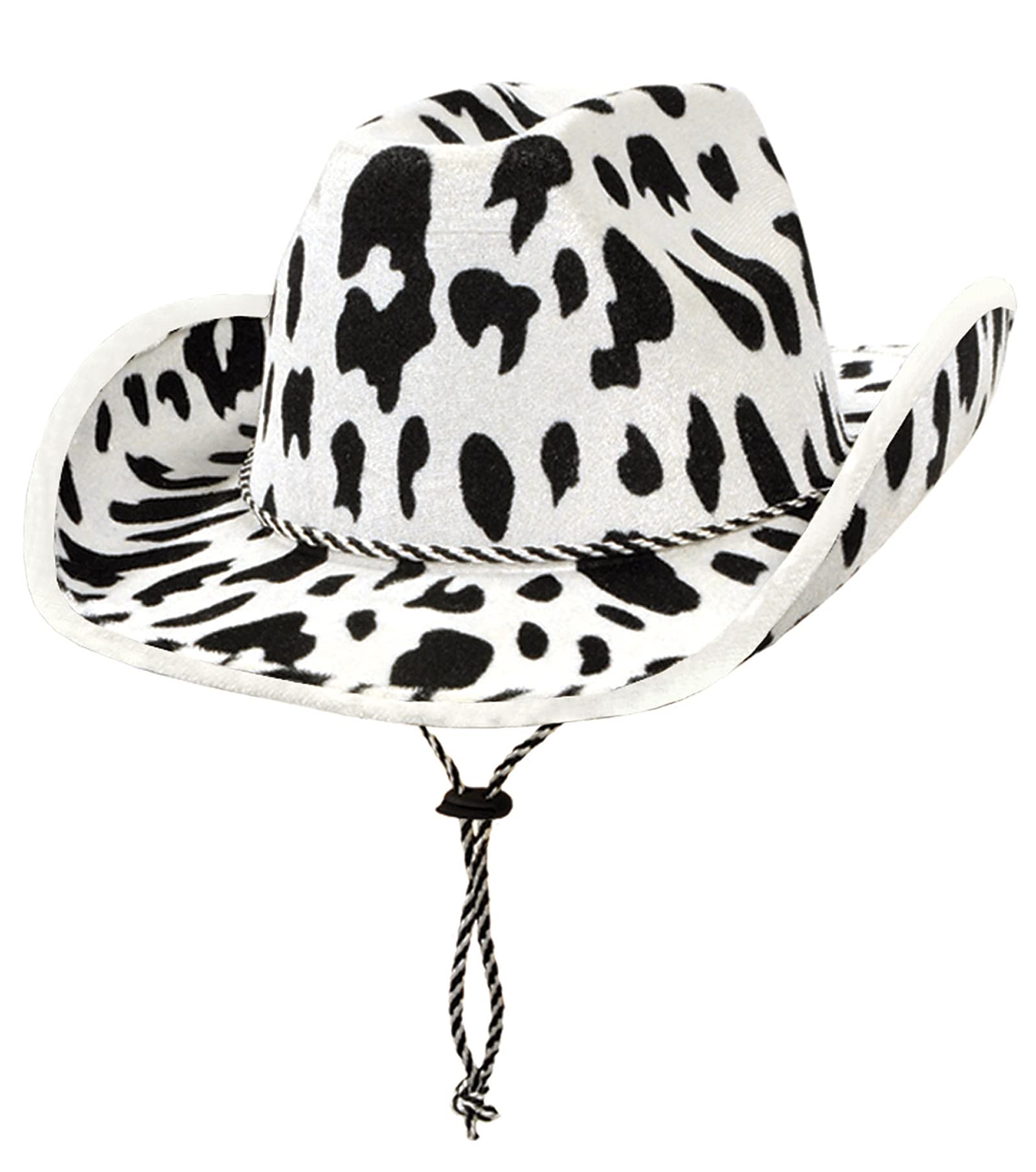 Sombrero Vaquero Con Estampado De Vaca Beistle, Talla Única Para La Mayoría - Venta Internacional.