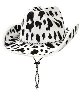 Foto 1 | Sombrero Vaquero Con Estampado De Vaca Beistle, Talla Única Para La Mayoría - Venta Internacional.