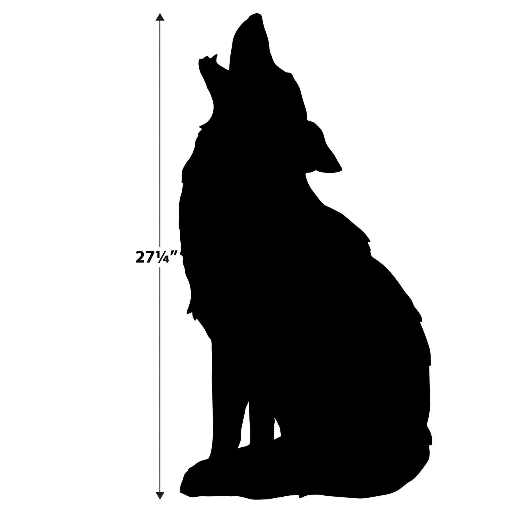 Foto 2 | Silueta Negra Cut Outs Beistle Wild West Coyote X4 - Venta Internacional.
