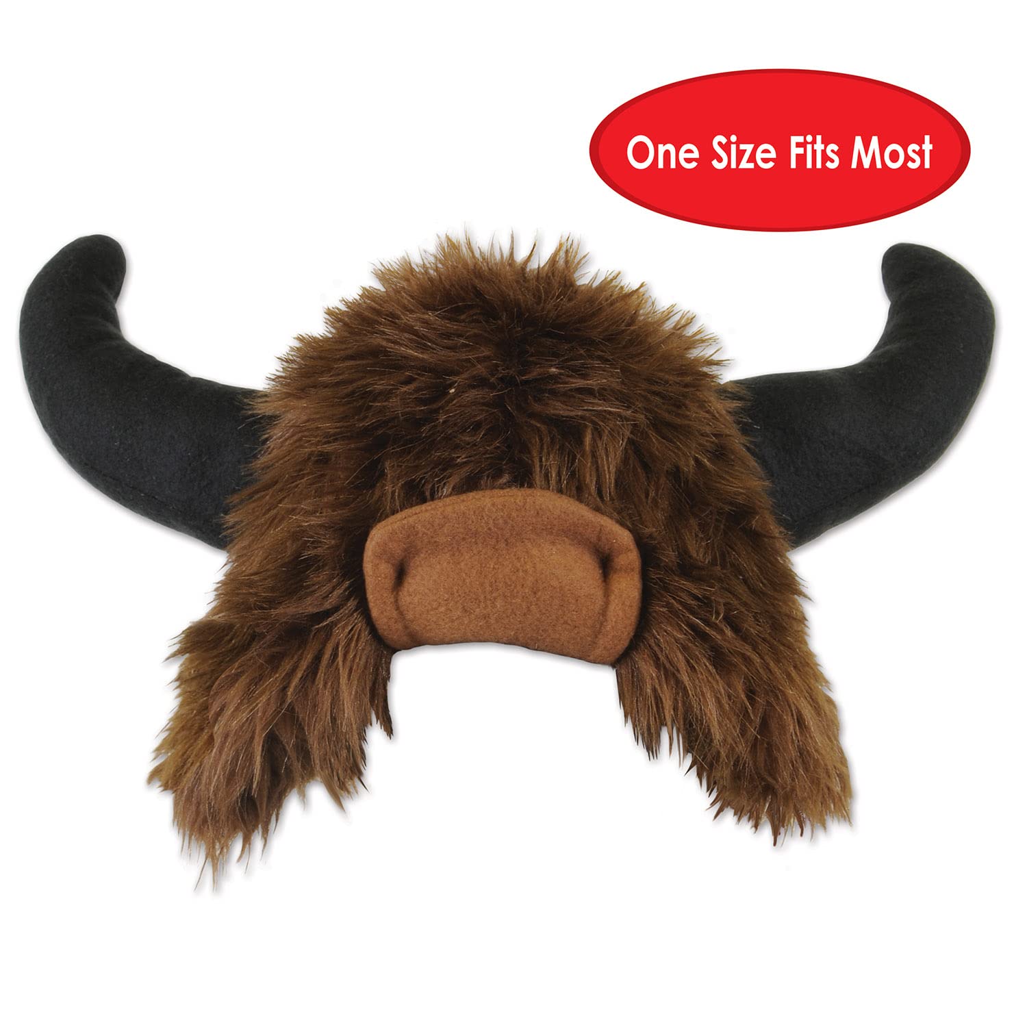 Foto 4 pulgar | Accesorio De Disfraz De Peluche Con Forma De Sombrero De Búfalo Para Halloween - Venta Internacional.