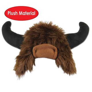 Foto 4 | Accesorio De Disfraz De Peluche Con Forma De Sombrero De Búfalo Para Halloween - Venta Internacional.