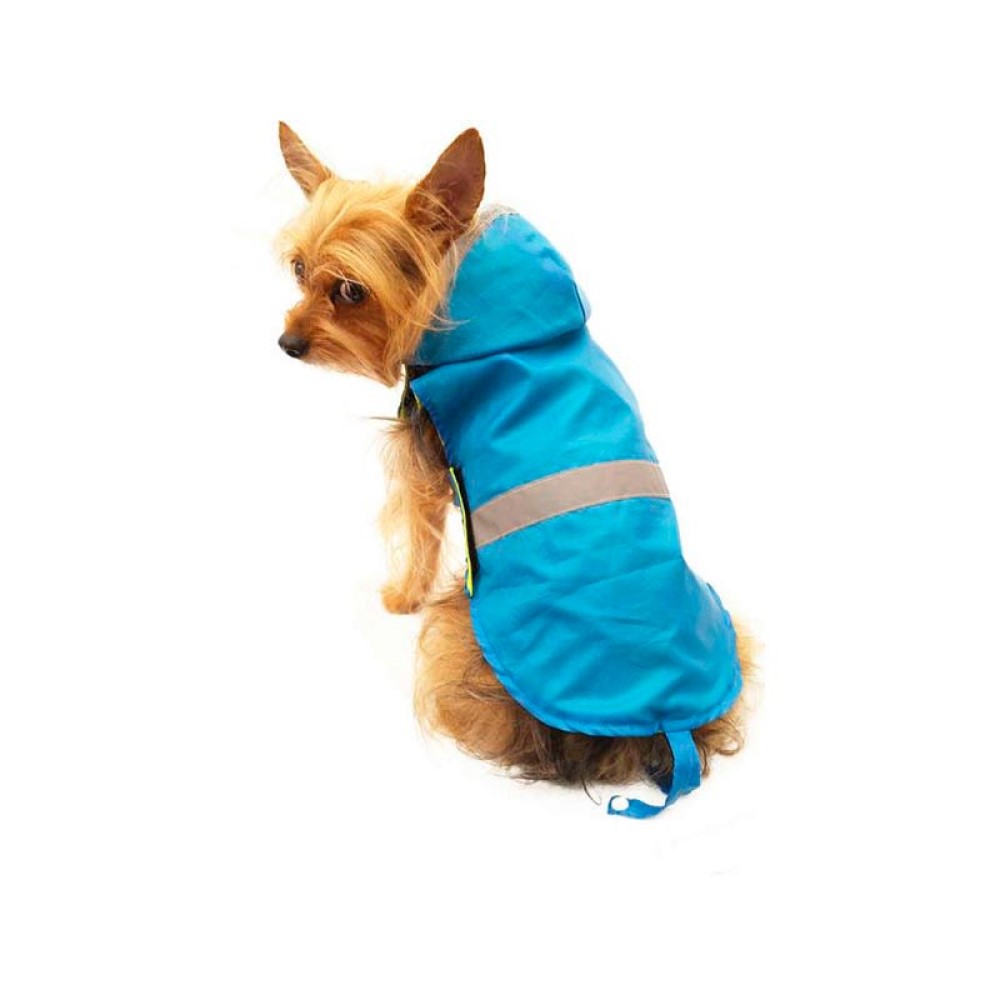 Foto 2 pulgar | Impermeable Raincoat Mascota para Perro Pet Pals Turquesa