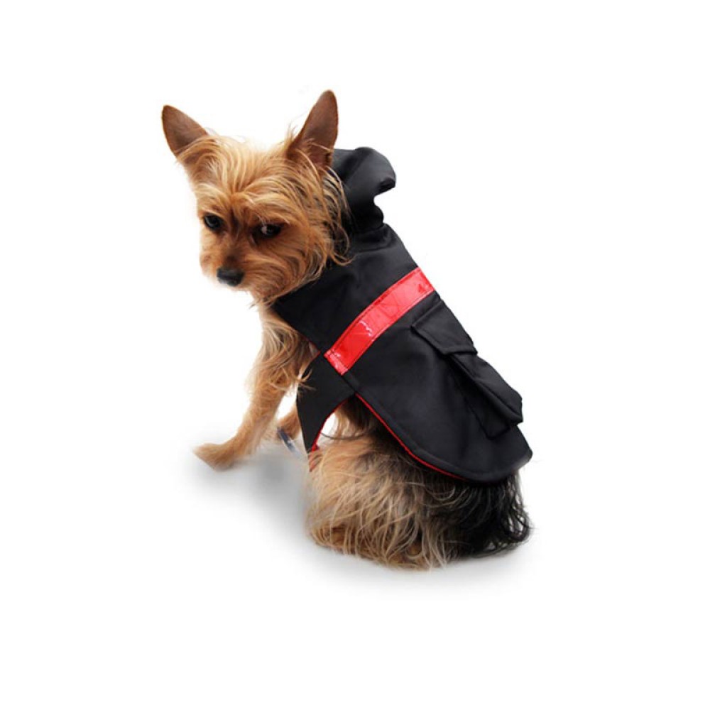 Foto 2 | Impermeable Reflejante para Perro Pet Pals Negro