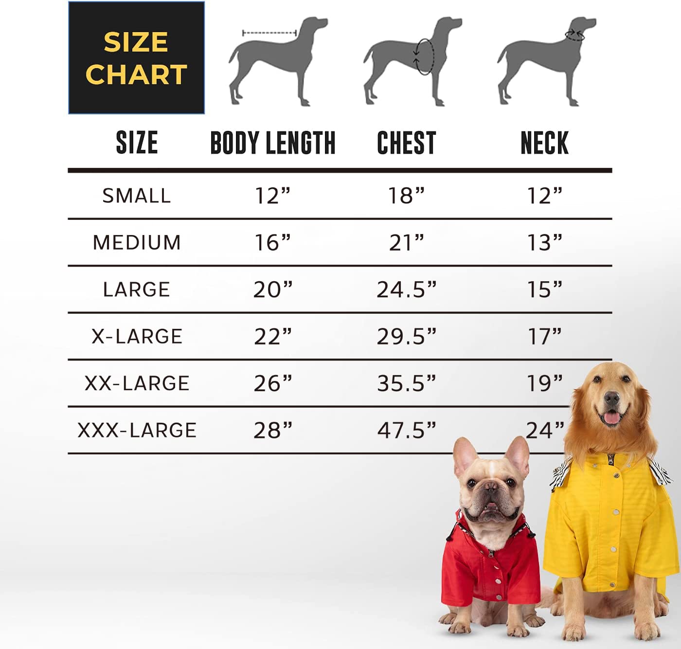 Foto 4 pulgar | Chubasquero Para Perros Hde De Doble Capa Impermeable Con Capucha Para Perros - Venta Internacional.