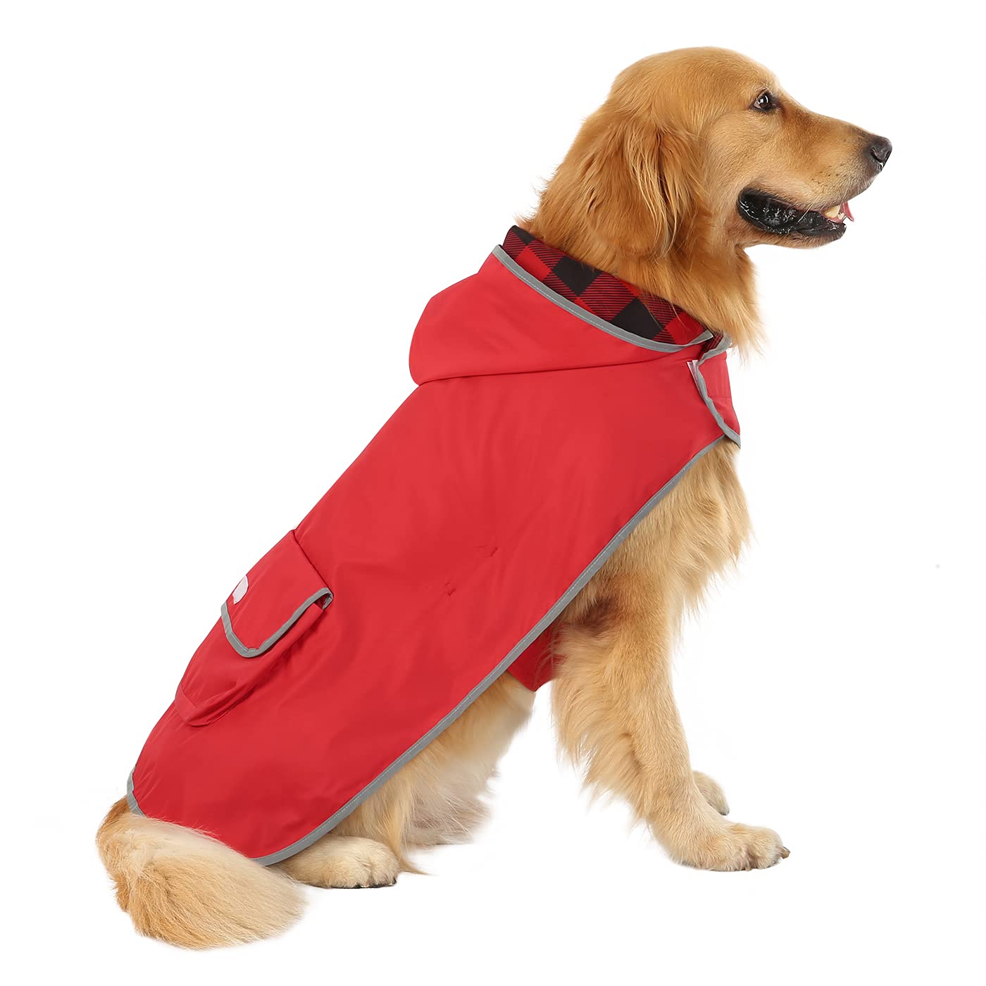 Foto 5 | Poncho Impermeable Con Capucha Reversible Hde Para Perros - Venta Internacional.