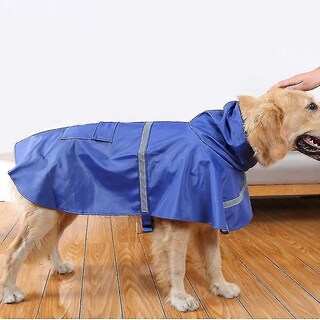Foto 2 | Chubasquero Para Perro Grande Teddy Golden Retriever, Color Morado, Talla M - Venta Internacional.