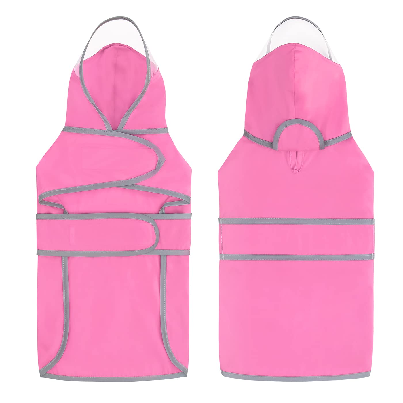 Foto 5 pulgar | Chubasquero Hde Para Perros Con Capucha Transparente, Impermeable Y Reflectante Para Niños Pequeños - Venta Internac