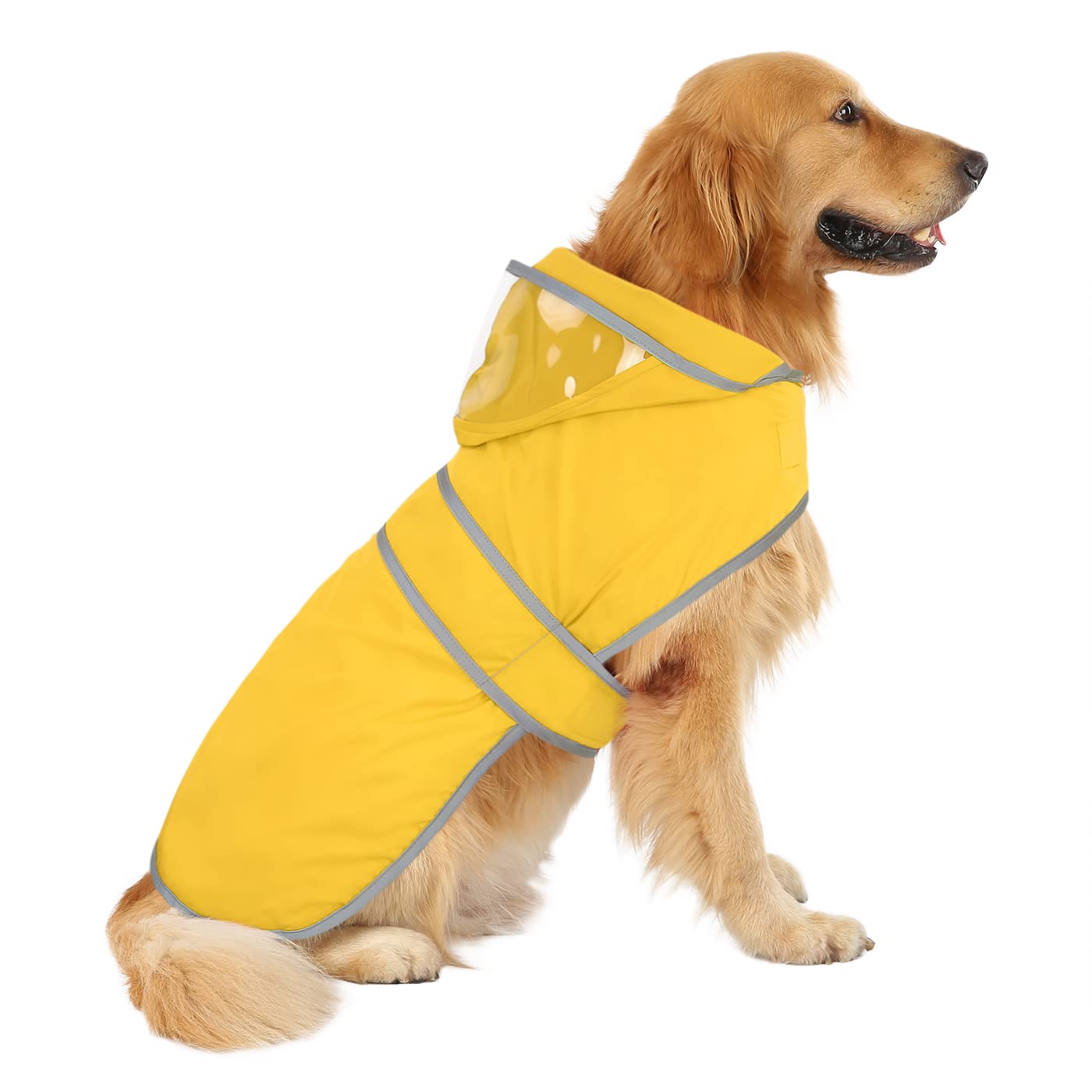 Foto 2 | Chubasquero Hde Para Perros Con Capucha Transparente, Impermeable Y Reflectante Para Niños Pequeños - Venta Internac