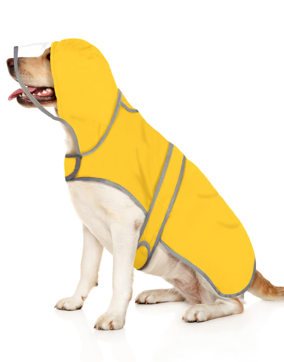 Chubasquero Hde Para Perros Con Capucha Transparente, Impermeable Y Reflectante Para Niños Pequeños - Venta Internac