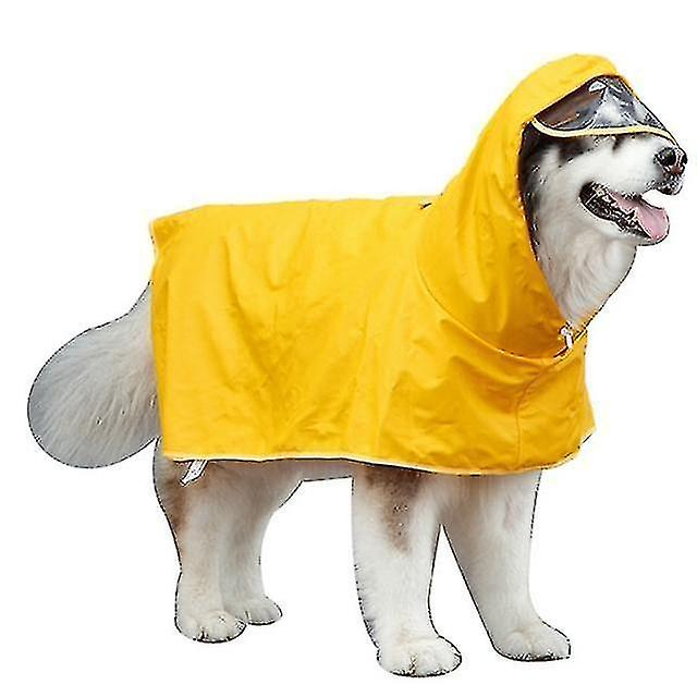 Foto 2 pulgar | Chubasquero Para Perros Huoguo, Impermeable, Con Capucha, Para Perros Grandes - Venta Internacional.