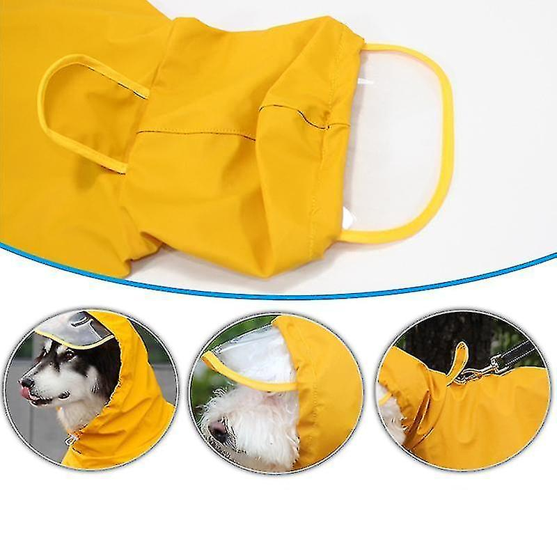 Foto 5 | Chubasquero Para Perros Huoguo, Impermeable, Con Capucha, Para Perros Grandes - Venta Internacional.